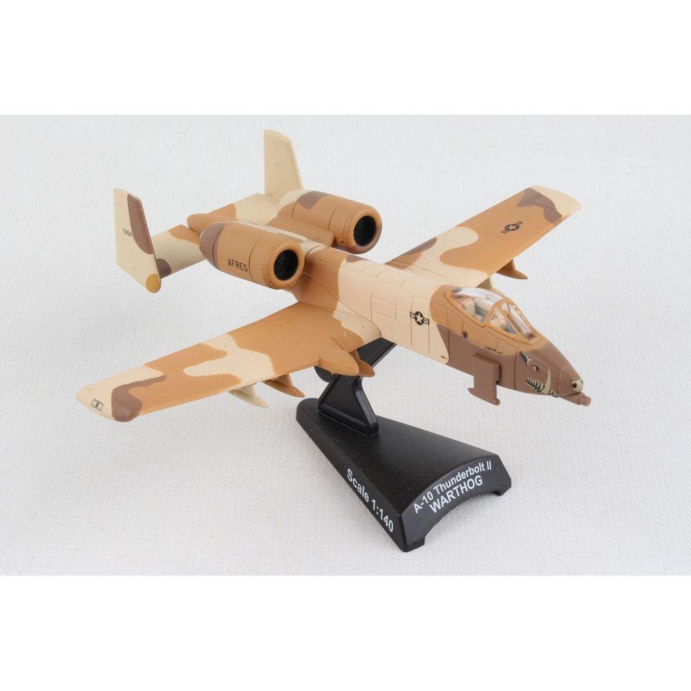 Miniatura Avião Canhão Americano A-10 1960 Camuflado 1/140