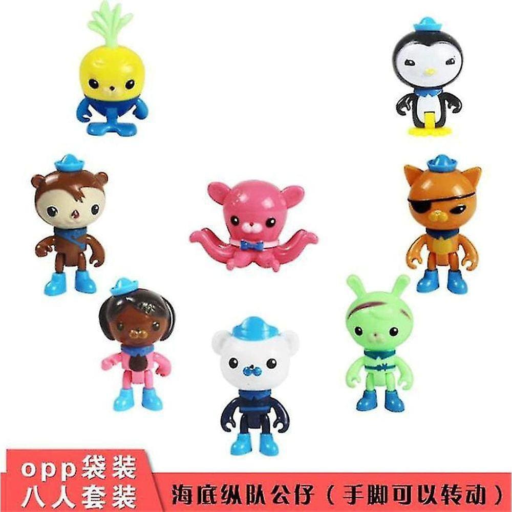 8pcs/set Octonauts Action Figure Toy