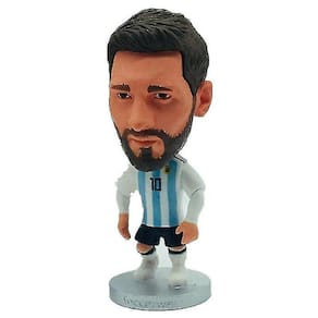 Adesivos de cola de hardware 2,55 altura boneca de futebol ar l. messi figuras cabelo preto