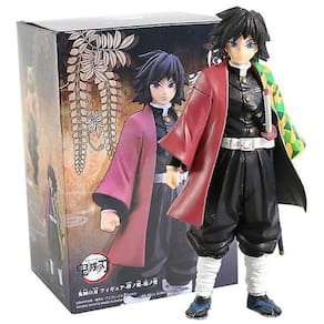 Anime Demon Slayer Kamado Tanjirou Nezuko Action Figures Pvc Model Toys (Giyuu)