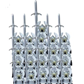 21pcs/lot cruzado romano comandante soldados cavaleiros medievais