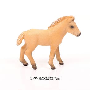 Modelos realistas de cavalos animais Ação emulacional e figura de brinquedo