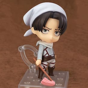 Ataque às Figuras do Anime Titã Levi Ackerman 417 Action Figurine Ver.PVC Cute Toys Model Kids Doll Brinquedos| Figuras de Ação