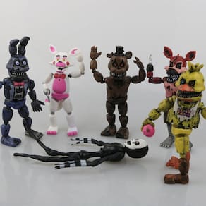Cinco noites na boneca de Freddy FNAF Bonnie Action Figure Balão Crianças Brinquedo Freddy