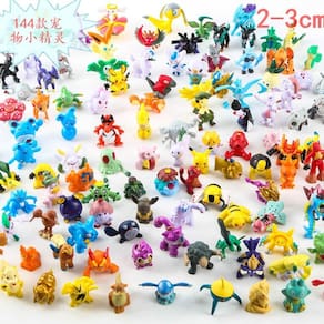 144 bonecos Pokémon Figures+ 1 Pokébola Pikachu POKÉMON