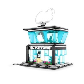Sembo City Street View Mininature Varejo Loja de Alimentos Café Res