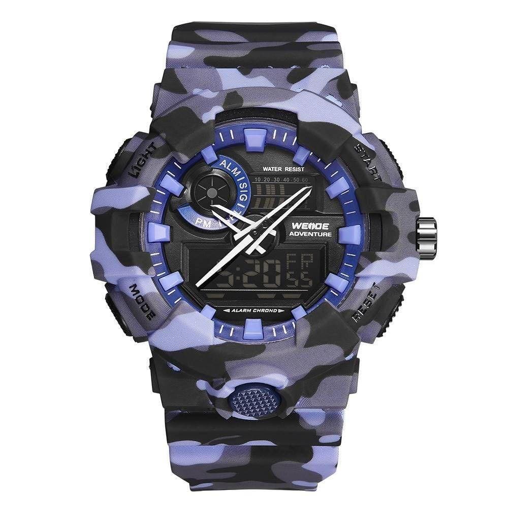 Relógio Weide Masculino Ref: Wa3j8007 11872 Esportivo Anadigi Camuflado