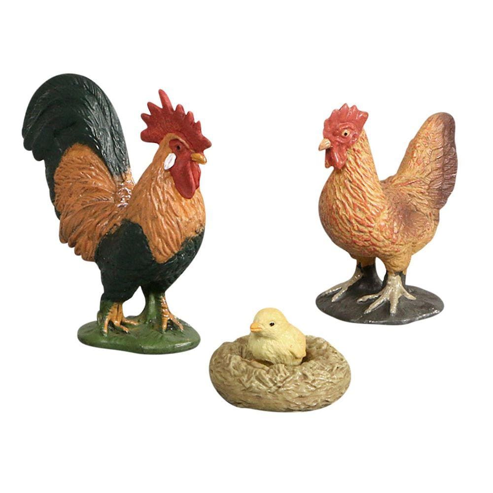 Conjunto mini animal mundo zoológico modelo figura ação brinquedo conjunto de simulação dos desenhos animados animal adorável brinquedo de plástico pa