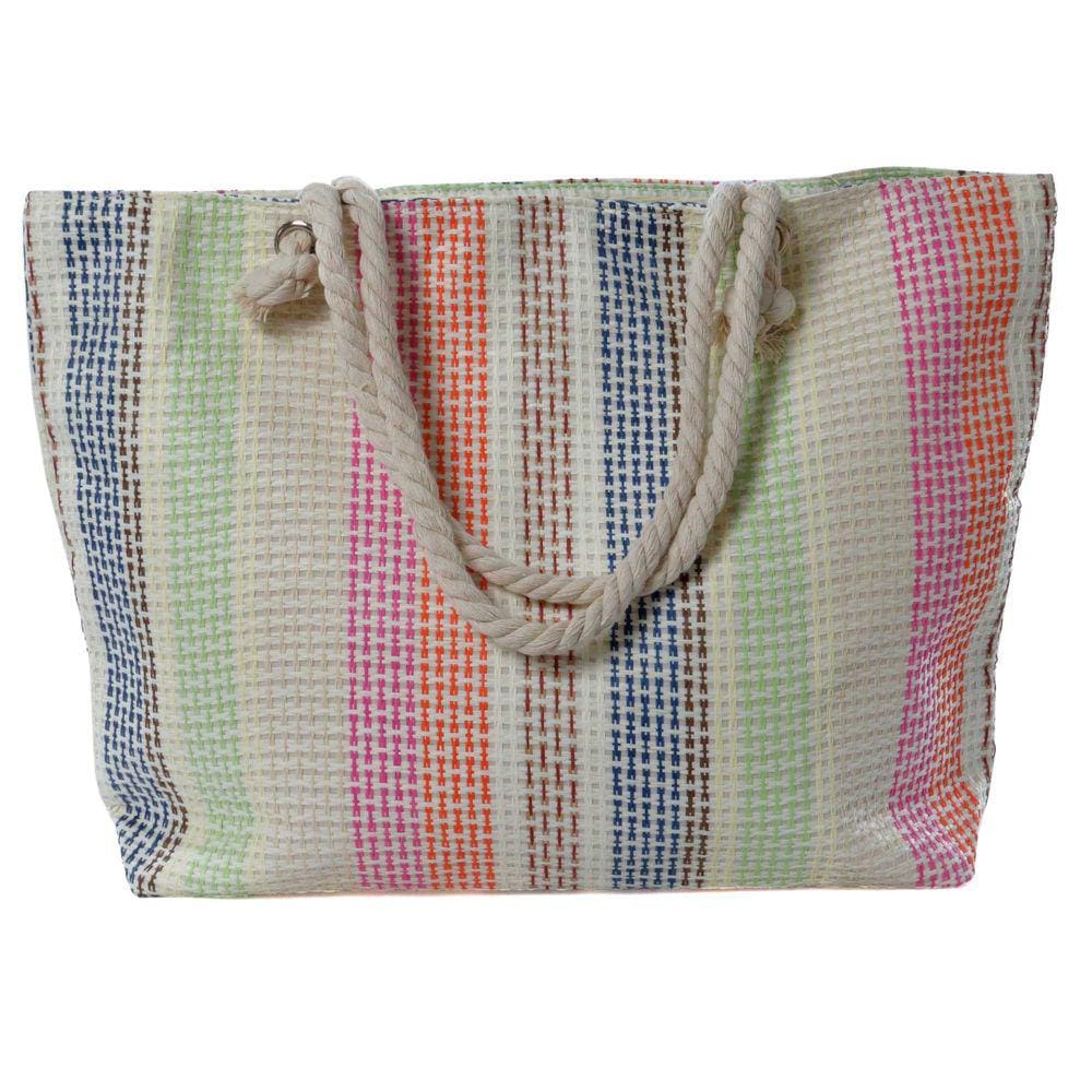 Sacola Corda Listra Vertical