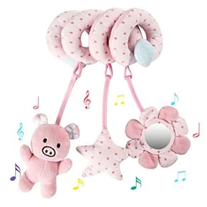 vocheer brinquedos pendurados para o berço do assento do carro móvel, bebê do bebê