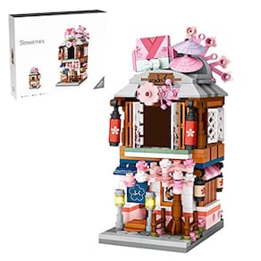 TOYGA Japonês Street Kimono Shop Street View Kit de construção