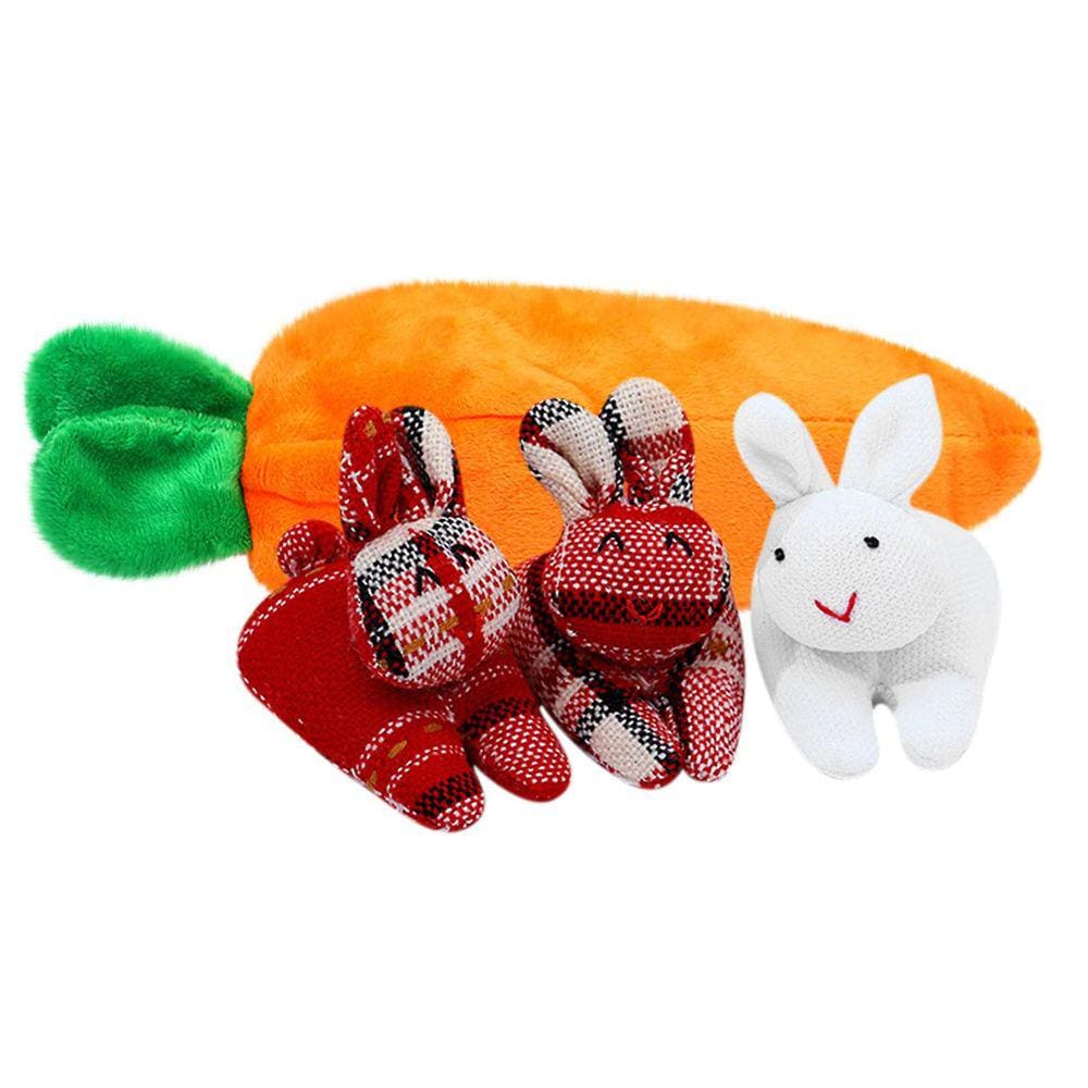 Unzip Rabbit Doll Toy 3 coelhos em | Casas Bahia