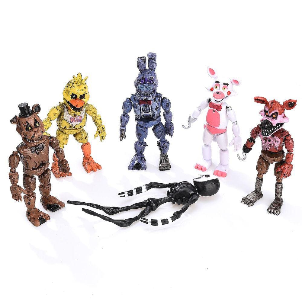 Five Nights At Freddy's Kit 5 Bonecos Animatronics Oferta