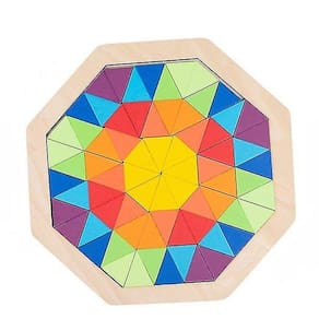 Arco-íris Building Blocks Educação Infantil Tangram Va
