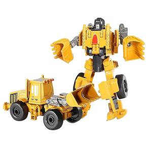 Transforma-se em figuras de ação de trator e robô combinadas em