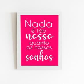 Quadro Decorativo 60x40cm Moldura Eucatex - Alta Qualidade