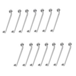 Alça de Apoio Barra 80cm Inox Kit 14 Unidades Idoso Cadeirante Deficiente Acessibilidade