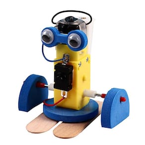 Andar Robô Elétrico Experimento Brinquedos Plástico Diy Electric Wal