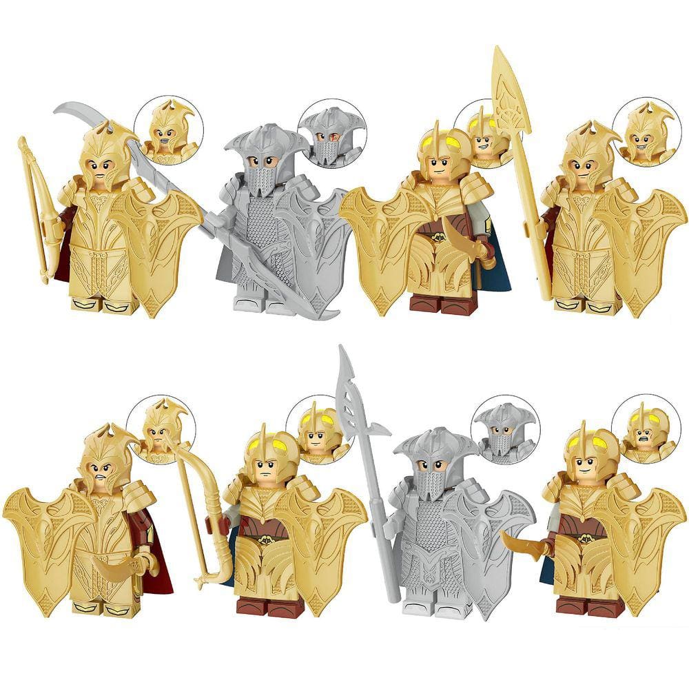 Guarda Medieval Building Blocks Mithril Double Knife Warrior
