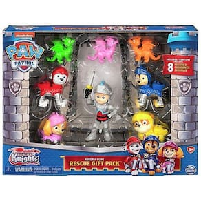 PAW Patrol Rescue Cavaleiros Ryder e Filhotes Figura Gift Pack
