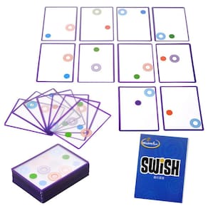 Blue Swish Card Jogo de tabuleiro Logical Kids Family Playing Tool