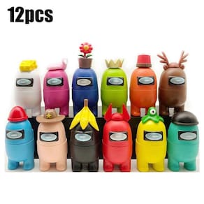 (2 Geração 12PCS/Conjunto) Entre nós coleção brinquedo action figuras presentes para fãs de jogos crianças brinquedos ornamentos