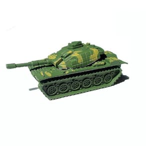 Simulação do Modelo de Tanque do Exército da 2ª Guerra Mundial Figuras do Campo de Batalha F