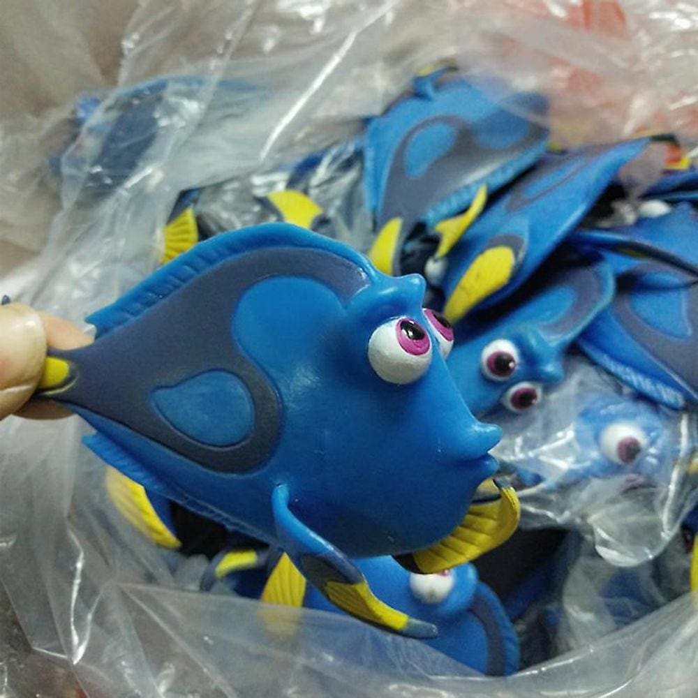 Disney 24pcs/set Figuras dos desenhos animados Dolly Nemo Fish Figurine Para
