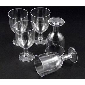 Taça Acrílico Doces Bebidas Cristal 50ml Branco 40 Peças