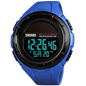 Relógio solar digital masculino PASOY Big Dial Light Waterpr