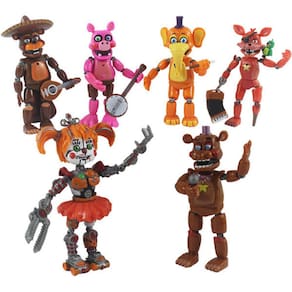 (6PCS) Cinco noites em figuras de ação de Freddy