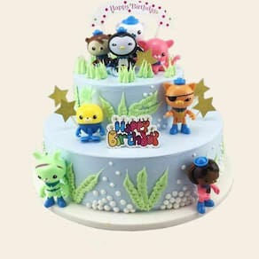 8 Pcs Set As Figuras Octonautas Octo Crew Pack Figura de Ação