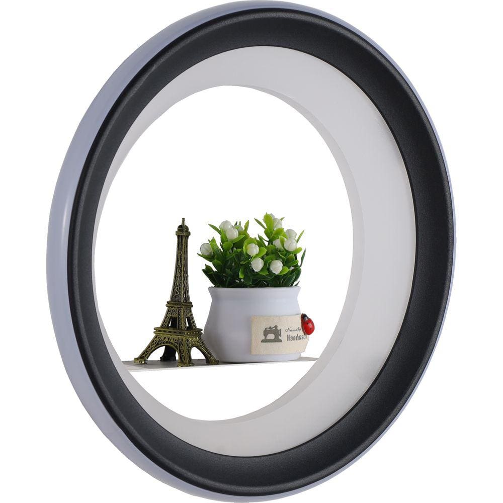 Arandela Veneza Ø27cm Dourado E Acrílico Branco