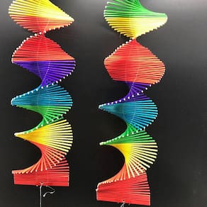 Jardim de infância colorido Home Decorativo Twisted Rainbo