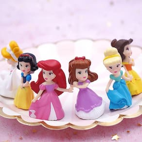 Disney Cinderela Branca de Neve Bela Figuras de Ação Anime Deco