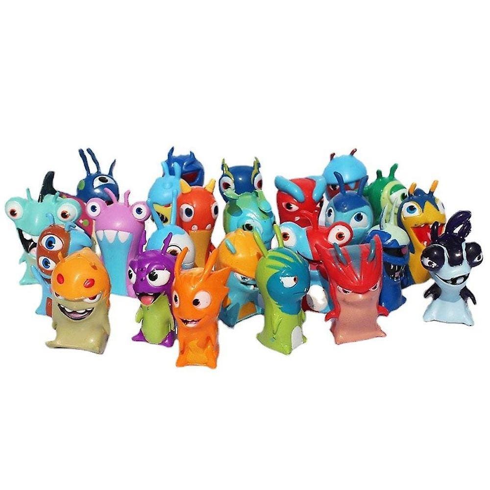 24pcs elf lesmas figura modelo de brinquedo