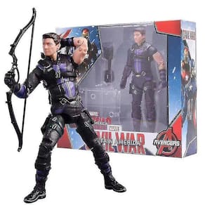 Cht-marvel Hawkeye Action Figure Vingadores Brinquedos Modelo Móvel