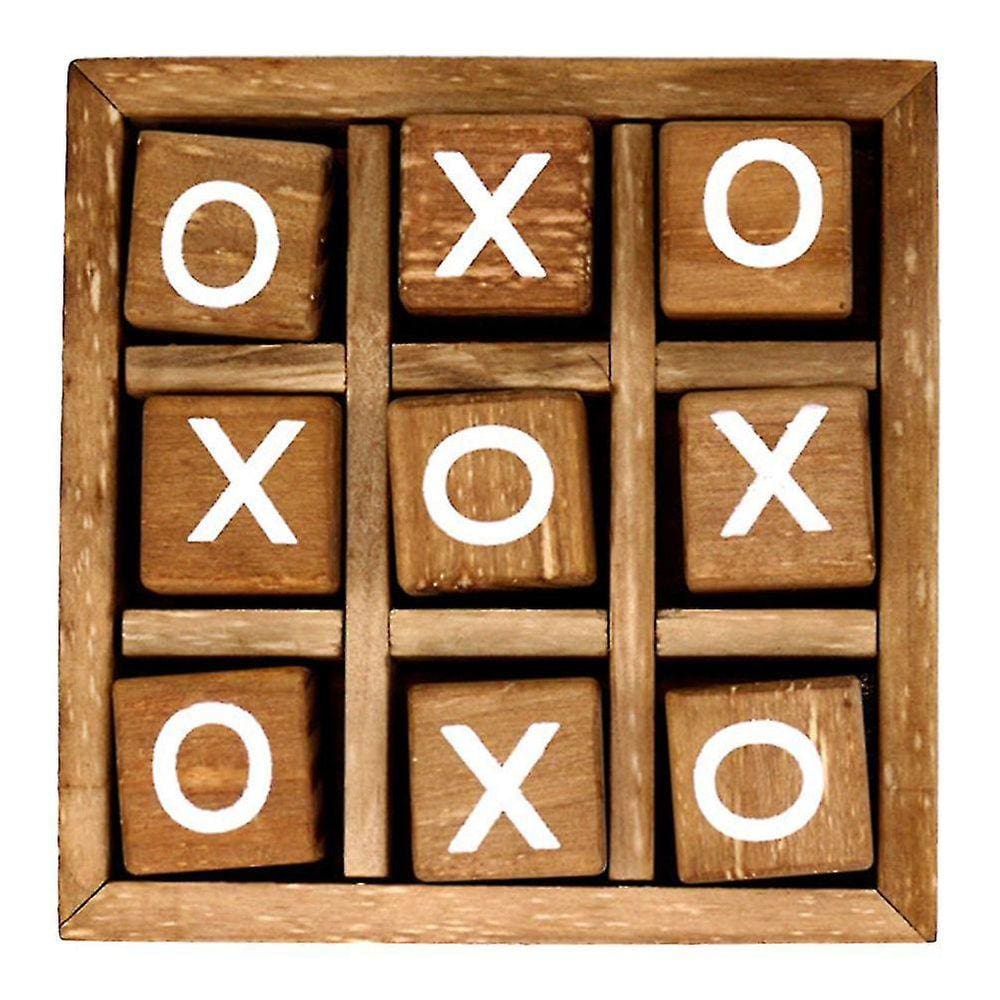 Jogo De Mesa De Centro De Madeira Tic Tac Toe Jogos