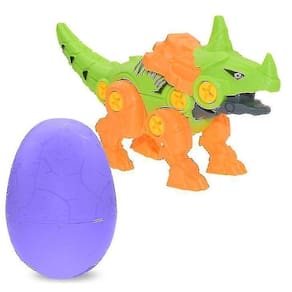Montagem de dinossauro brinquedo ovo de dinossauro com chave de fenda Disass