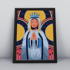 Quadros TAC religião-063-m1 Mdf 20x30cm Conjunto 1