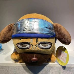 28cm Narutos Uzumaki Hatake Kakashi Pakkun Cão Barriga Soft St