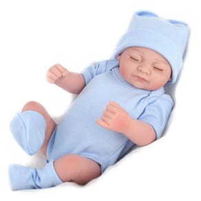 10" Full Body Vinyl Silicone Dolls Newborn Baby