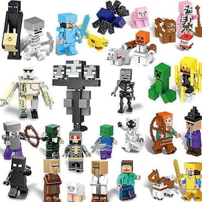29pcs Minecraft Figuras Set Ação Figura Minifiguras Crianças