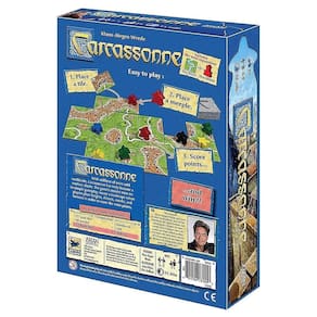 Carcassonne Board Game Standard 2-5 Jogadores Nova Edição - Core / Base Card Tile Family Winter Edition