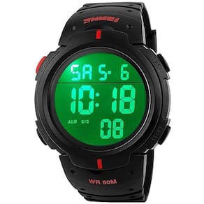 Relógio digital masculino e feminino PASOY Big Dial Light LE
