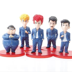 5pcs/set Slam Dunk Sakuragi Hanamichi Kaade Pvc Figura de Ação