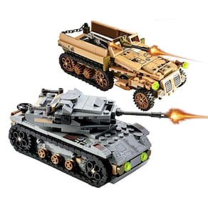 1061PCS Tank Building Blocks Toys Mini figures Vehicle Aircraft Boy Educational Block Military Compatible Bricks| Blocos