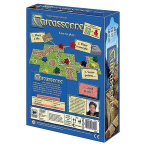 Carcassonne Board Game Standard 2-5 Jogadores Nova Edição - Core / Base Card Tile Family Winter Edition