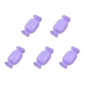 Azul 5pcs miniatura doces modelo alimentar diy decor crianças brinquedo