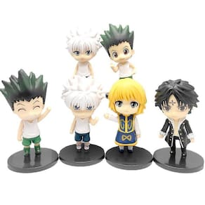 6 Estilos 11cm Hunter X Killua Zoldyck Kurapika Chrollo Lucil